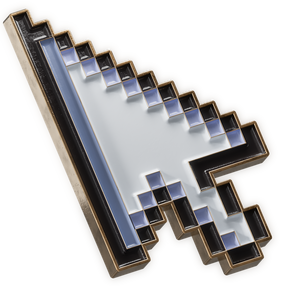 3D Enamel Cursor Pin